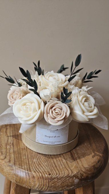 Bouquet en cire - Beige