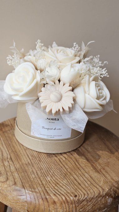 Bouquet en cire - Beige