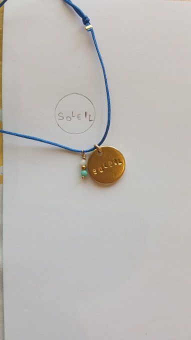 ATELIER BIJOUX - Médaille à message