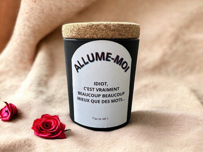 Bougie allume-moi. VANILLE