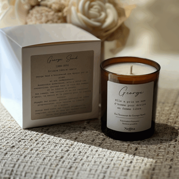 Bougie COLETTE – Hommage à Colette