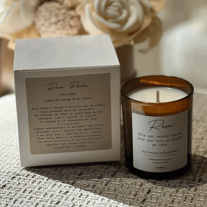 Bougie ROSA – Hommage à Rosa Parks